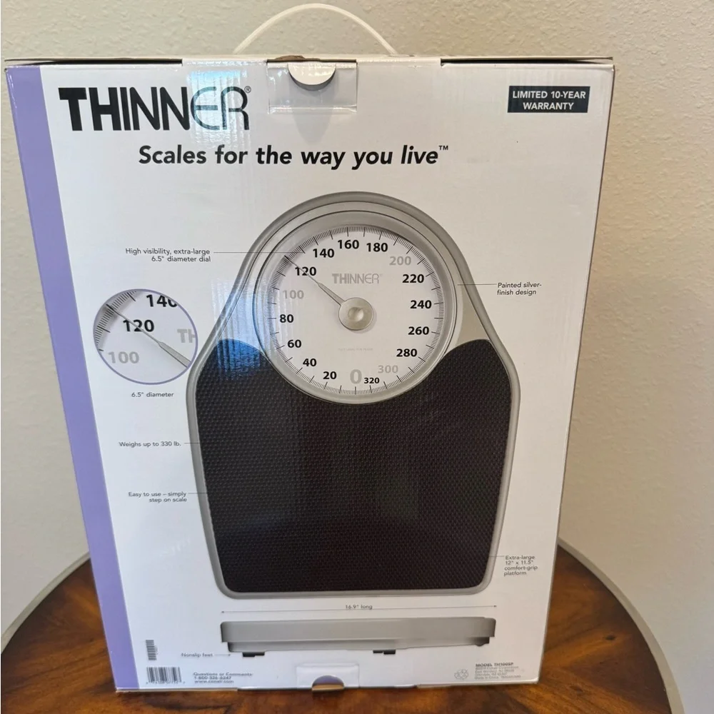 Thinner By Conair Model TH100SP Bathroom Scale - Picture 2 of 3